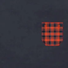 Flanelové triko červené