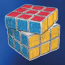 Rubikova kostka kreslená