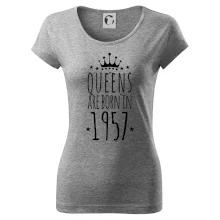 Queens are born in 1957