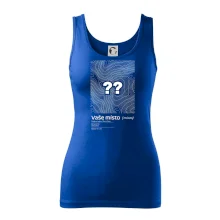 Vaše místo - vrstevnice v obdélníku