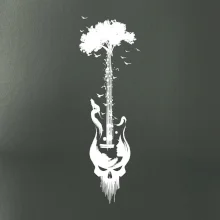 Kytara strom a lebka