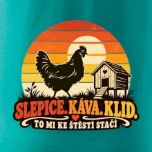 Slepice káva klid a pohoda