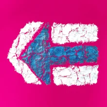 Párová turistická značka modrá