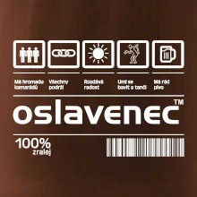 Čárový kód - Oslavenec