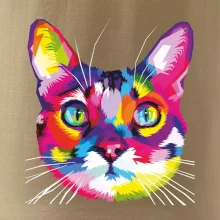 Kočka duhová hlava