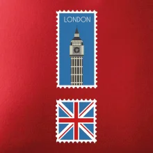 Londýn známka barevná
