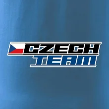 Czech team s vlajkou - Mistrovství světa v ledním hokeji 2025