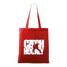 Czech hockey - nápis s hokejistou - Mistrovství světa v ledním hokeji 2026