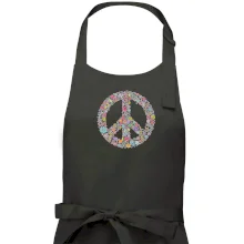 Peace symbol lístečky