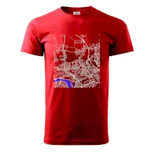 Praha 18200 - Mapa s vodními toky