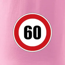 Dopravní značka - omezení rychlosti 60