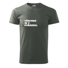 VŠECHNO JE V POŘÁDKU.