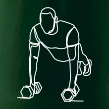 Trenér fitness jedním tahem