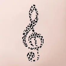 Houslový klíč z not