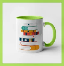 Knihy flat design Knihy flat design