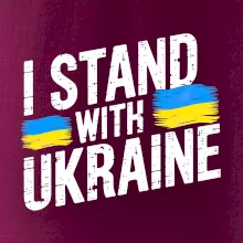 I stand with ukraine tiskací nápis