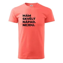 MÁM SKVĚLÝ NÁPAD. NEJDU.