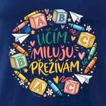 Učím miluju přežívám školní abeceda