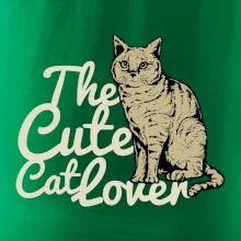 The cute cat lover