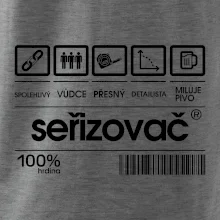 Čárový kód - seřizovač