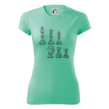 Šachové figurky kreslené