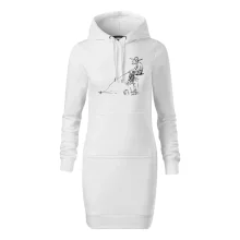 Kreslený rybář na pařezu