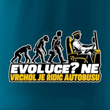 Evoluce vrchol je řidič autobusu