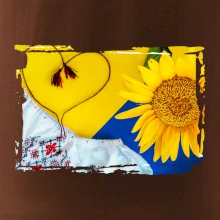 Ukrajina slunečnice a kroj