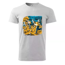 Petanque hra - modro oranžová