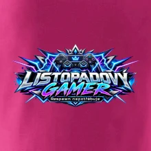 Listopadový gamer s neonovým herním ovladačem