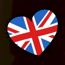 Británie srdce prso