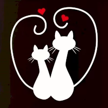 Kočky - Zamilovaný pár