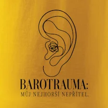 Barotrauma můj nejhorší nepřítel ucho s uzlem v lince
