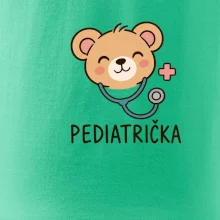 Pediatrička - minimalistický medvídek s křížkem