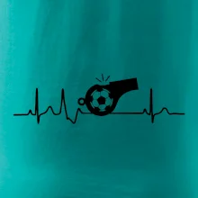EKG fotbal rozhodčí a píšťalka