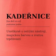 Kadeřnice umělkyně s ostrými nástroji
