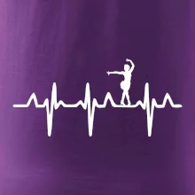 EKG tanečnice salsy