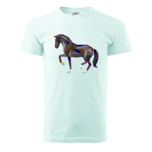 Kůň geometrie barevný