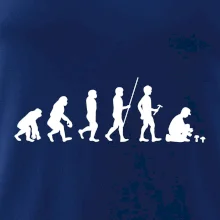 Evoluce houbař muž