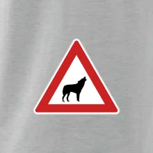 Dopravní značka - Pozor vlk