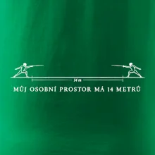 Můj osobní prostor má 14 metrů