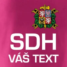 Sbor dobrovolných hasičů - znak bez nápisu + Nápis na zádech