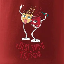 Best wine friends dancing (Pecka design)