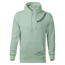 Running nápis šikmo