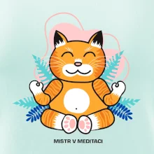 Kočka - mistr v meditaci (Pecka design)