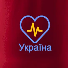 Moje srdce bije pro Ukrajinu - velké