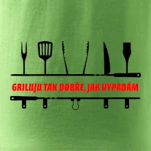 Griluju tak dobře, jak vypadám