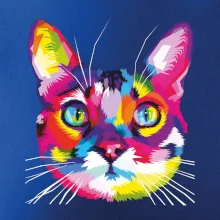 Kočka duhová hlava