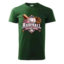 Baseballová pálka s rukavicí eat sleep repeat
