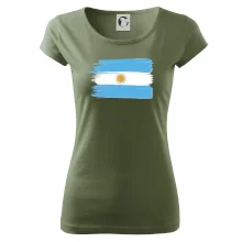 Argentina vlajka kreslená štětkou